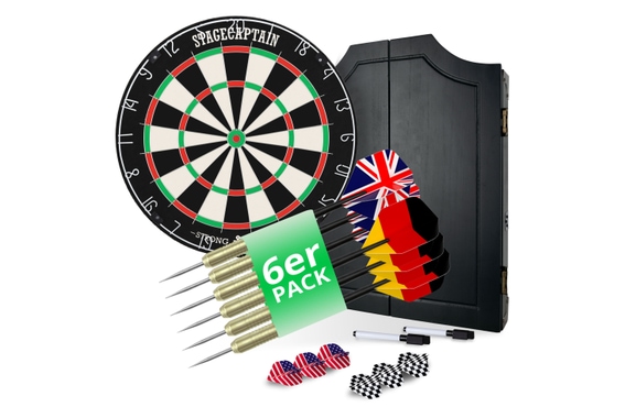 Stagecaptain DBC-1775 BK BullsEye Dartscheibe im Pub Dartschrank  - Retoure (Zustand: sehr gut) image 1