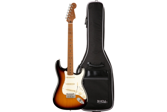 Fender Limited Edition Player Stratocaster 2-Color Sunburst Gigbag Set image 1