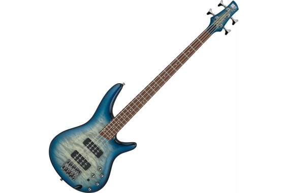 Ibanez SR400EQM-SCB E-Bass Stained Cosmic Blue Starburst image 1