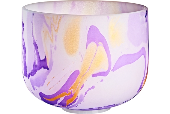 Meinl Sonic Energy MCSB10B 10" Marble Crystal Singing Bowl H4 Violett image 1
