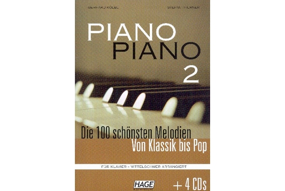 Piano Piano 2 mittelschwer inkl. 4 CDs image 1