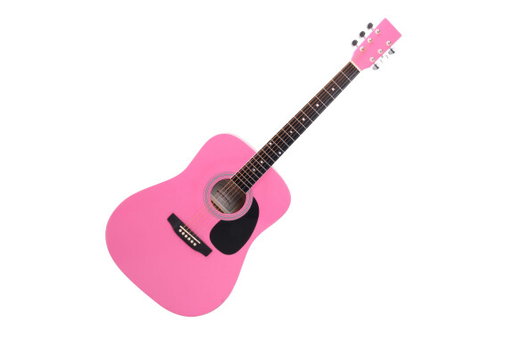 Classic Cantabile WS-10PK Westerngitarre pink  - Retoure (Zustand: sehr gut) image 1