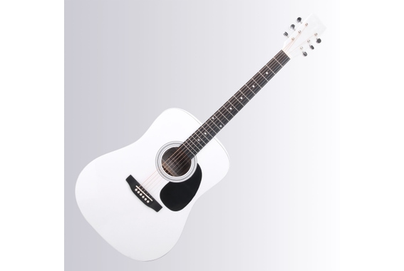 Classic Cantabile WS-10Wh chitarra folk bianca image 1