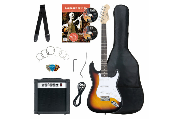 Rocktile Banger's Pack E-Gitarren Set, 8-teilig Sunburst  - Retoure (Zustand: sehr gut) image 1