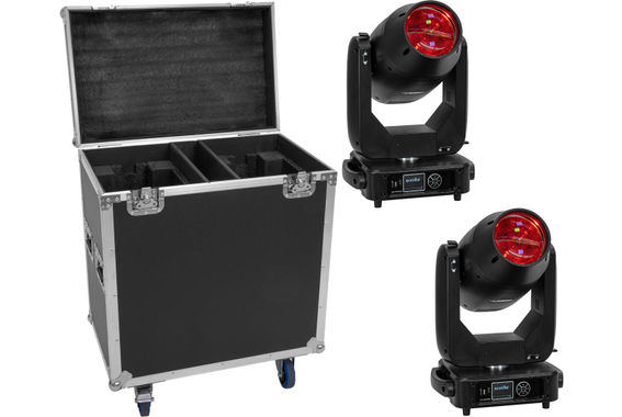 Eurolite Set 2x LED TMH-S400 CMY + Case mit Rollen image 1