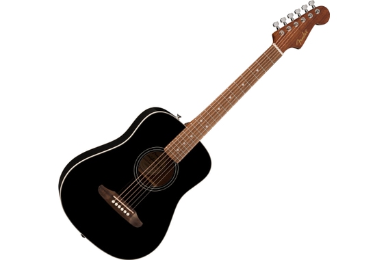Fender California Standard Redondo Mini Spruce Top Black  - Retoure (Zustand: sehr gut) image 1
