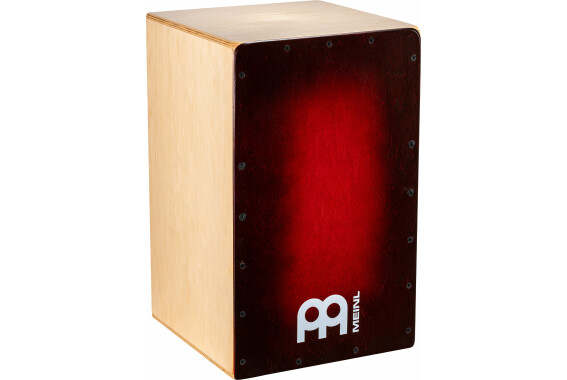 Meinl Percussion Snarecraft Series Snare Cajon 100 Special Edition Red Burst image 1