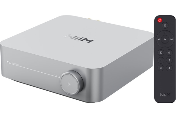 WiiM AMP Multiroom Streaming Verstärker Silber image 1