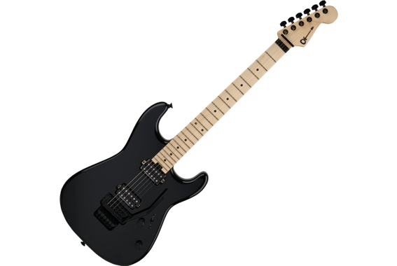 Charvel Pro-Mod San Dimas Style 1 HH FR MPL Gloss Black image 1