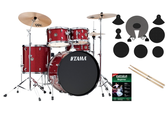 Tama RM52KH6-CPM Rhythm Mate Drumkit Candy Apple Mist Set image 1