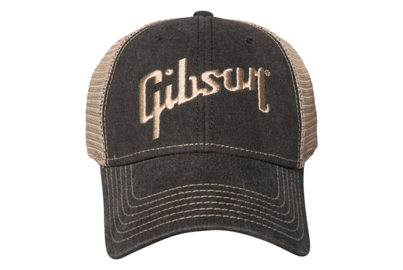 Gibson Baseball Cap Faded Denim image 1