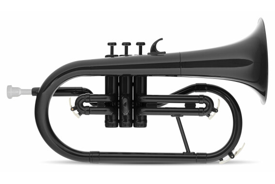 Classic Cantabile KFL-30BK MardiBrass Kunststoff Bb-Flügelhorn Schwarz  - Retoure (Zustand: sehr gut) image 1