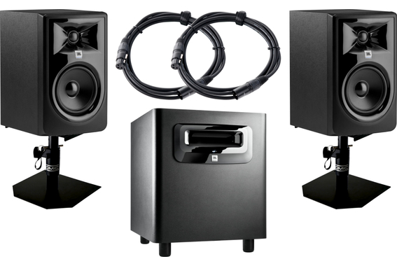 JBL 305P MKII Studiomonitorset Met LSR310S Subwoofer image 1