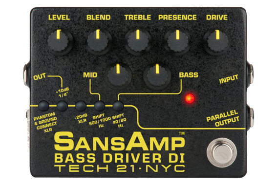 Tech 21 SansAmp Bass Driver DI V2 E-Bass Preamp image 1