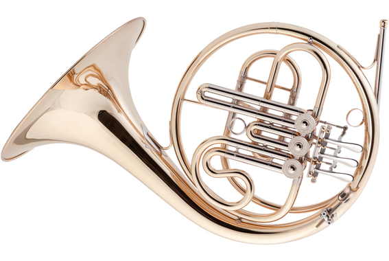 Josef Lidl LHR 335G Bb-Waldhorn Goldmessing  - Retoure (Zustand: gut) image 1