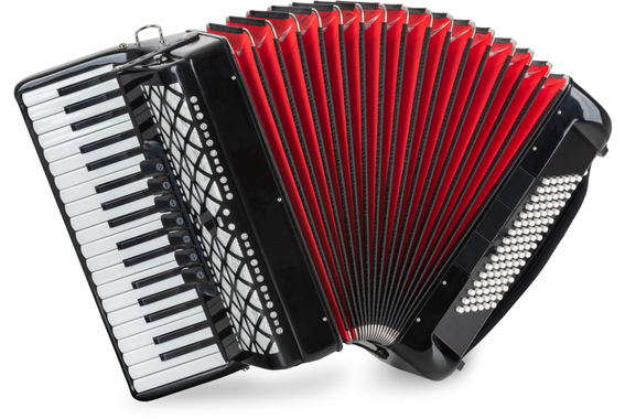 Classic Cantabile Fisarmonica 96 Bassi "Secondo V" Nera image 1