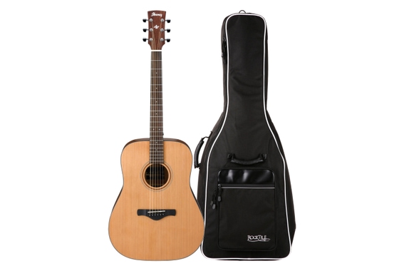 Ibanez AW65-LG Gitarre Natural Low Gloss Set mit Tasche image 1