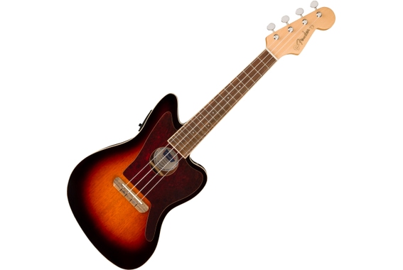 Fender Fullerton Jazzmaster Ukulele 3-Color Sunburst image 1