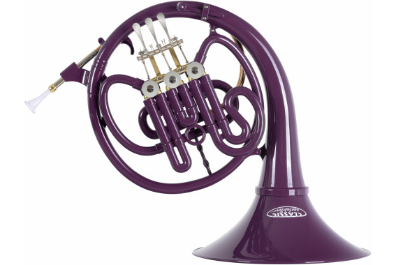 Classic Cantabile WH-30VT MardiBrass Kunststoff Bb-Waldhorn Lila image 1