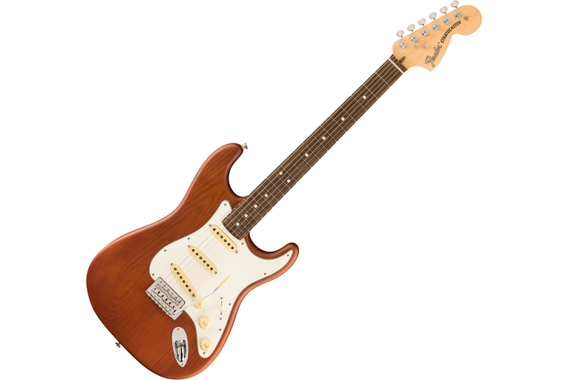 Fender Limited Edition American Performer Timber Stratocaster Mocha image 1