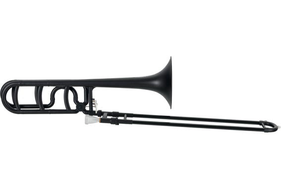 Classic Cantabile MardiBrass Kunststoff Bb/F-Quartposaune matt-schwarz  - Retoure (Zustand: sehr gut) image 1