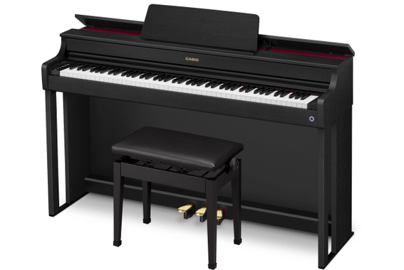 Casio AP-300 BK Digitalpiano Schwarz CB-30 Set image 1