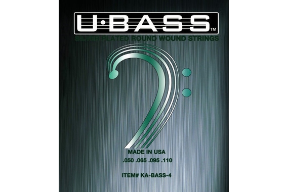 Kala U-Bass Metal Roundwound String Set 4-String image 1