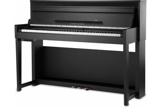 Classic Cantabile UP-1Plus SM Upright E-Piano Schwarz matt  - Aussteller (Zustand: gut) image 1