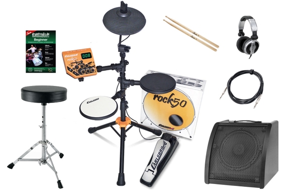 Carlsbro ROCK50 Junior E-Drum Kit Amp Set image 1