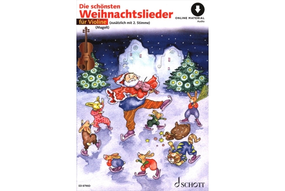 Die schönsten Weihnachtslieder (Violine) inkl. Online Audio image 1