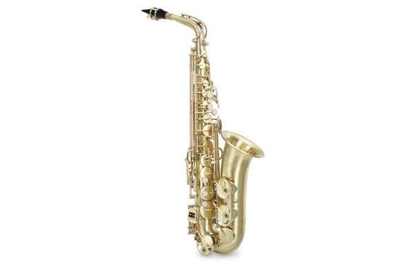 Instrumentos de viento Classic Cantabile AS-450 set de saxofón alto acabado pulido image 1