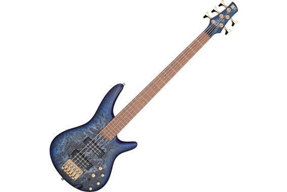 Ibanez SR305EDX-CZM E-Bass Cosmic Blue Frozen Matte image 1