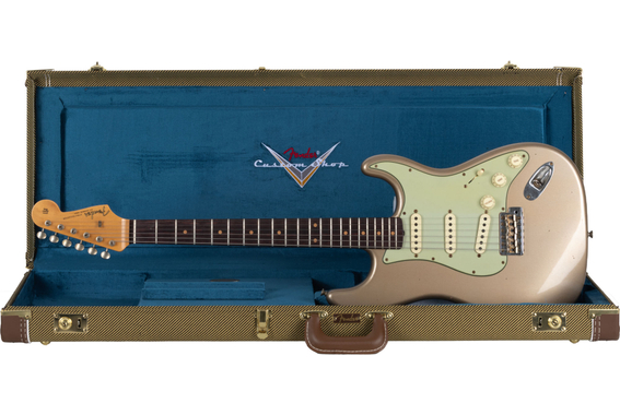 Fender Custom Shop 1959 Stratocaster Journeyman Relic Aged Shoreline Gold image 1