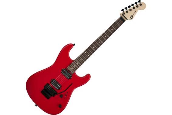 Charvel Pro-Mod San Dimas Style 1 HH FR RW Satin Ferrari Red image 1