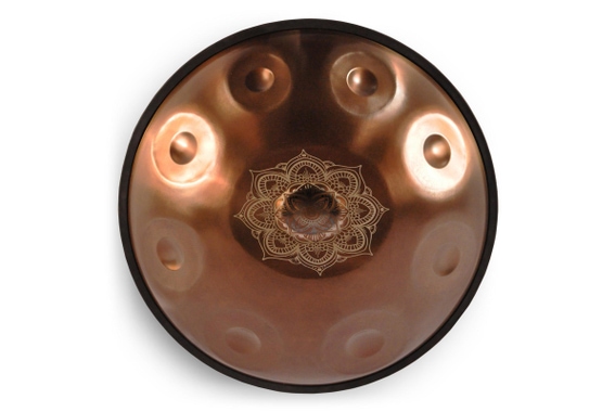 Ugur D-Celtic Minor Edelstahl Handpan Bronze 432 Hz  - Retoure (Zustand: sehr gut) image 1