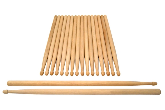 XDrum Classic 5A Wood Drumsticks 10-Pack image 1