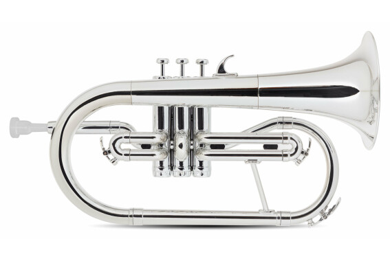 Classic Cantabile KFL-30SR MardiBrass Kunststoff Bb-Flügelhorn Silber  - Retoure (Zustand: gut) image 1