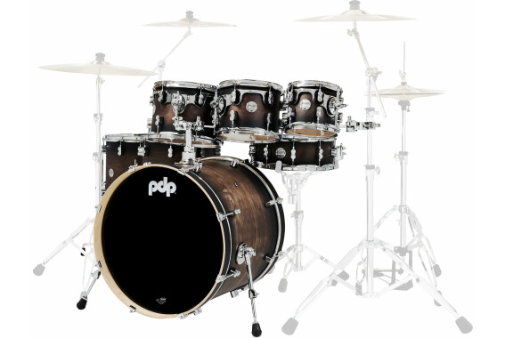 PDP Concept Maple Shell Set Charcoal Burst image 1