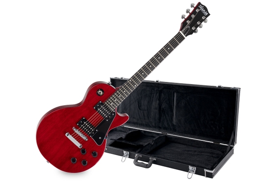 Shaman Element Series SCX-100R Set de guitarra eléctrica Cherry Red con estuche image 1