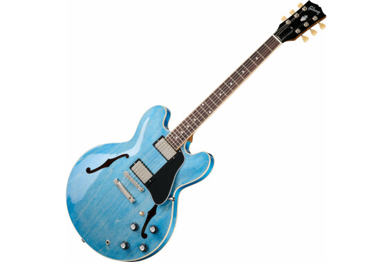 Gibson ES-335 Ocean Blue image 1