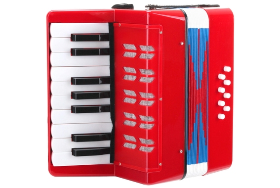 Classic Cantabile Bambino acordeon para niños, rojo, 8 bajos image 1