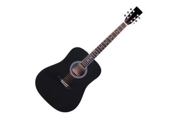 Classic Cantabile WS-10BK guitarra acustica (tipo oeste) negra image 1