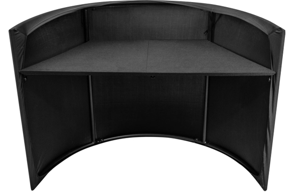 Omnitronic Curved Mobile Event Stand DJ Table image 1