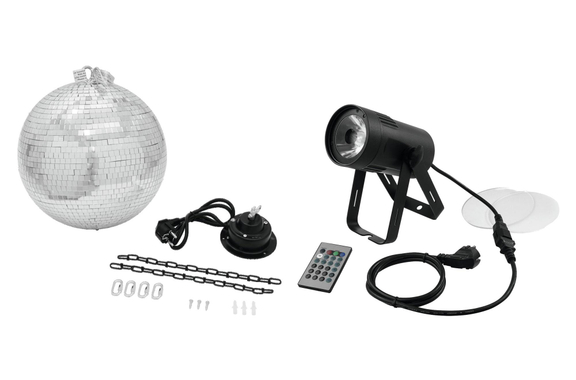 Eurolite LED PST-15W MK2 COB RGBW Pinspot Spiegelbolset image 1