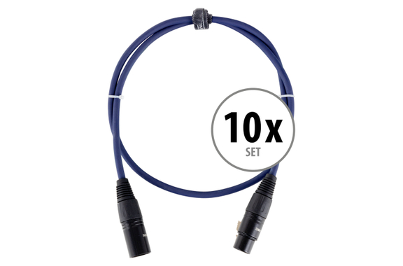 Pronomic Stage DMX3-1 DMX-Kabel 1m 10x Set image 1