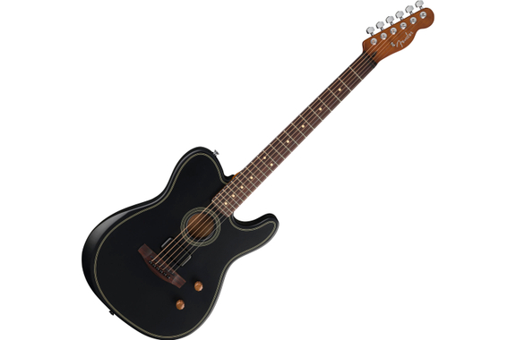 Fender Acoustasonic Standard Telecaster Black image 1