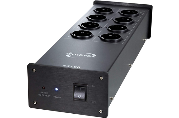 Dynavox HiFi-Stekkerdoos X4100B zwart image 1