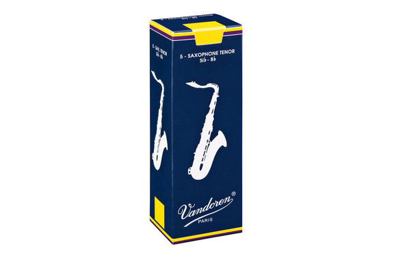 Vandoren Classic Azul Cañas Para Saxo Tenor (1,5) Pack De 5 image 1