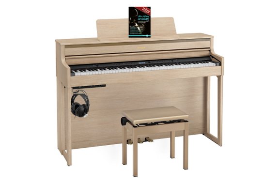 Roland HP704-LA Digitalpiano Set helle Eiche Set image 1