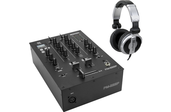 Omnitronic PM-222P 2-Kanaals DJ-Mixer met Player Set image 1